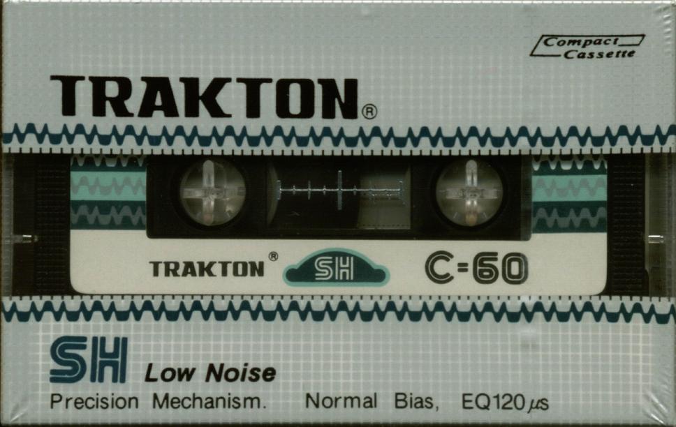 Compact Cassette Trakton 60 "SH" Type I Normal 1982 Australia