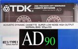 Compact Cassette TDK AD 90 Type I Normal 1988 Australia, Europe