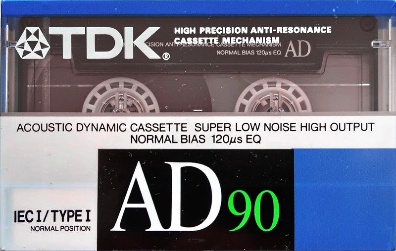 Compact Cassette: TDK  - AD 90