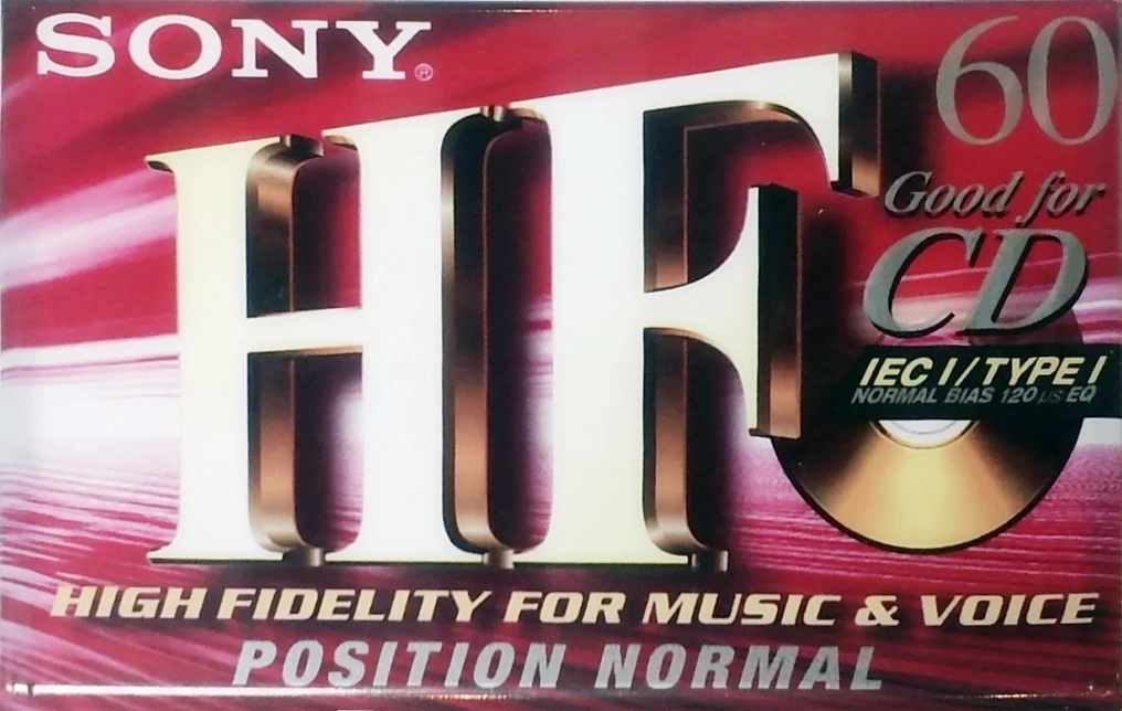 Compact Cassette Sony HF 60 Type I Normal 2000 Europe