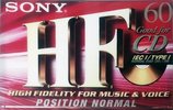 Compact Cassette Sony HF 60 Type I Normal 2000 Europe