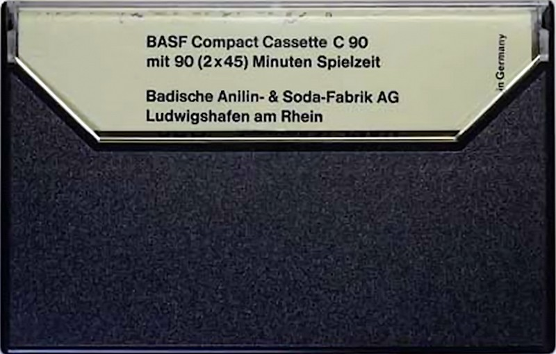 Compact Cassette: BASF  -  90