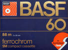 Compact Cassette BASF Ferrochrom 60 Type III Ferro Chrome 1977 Europe