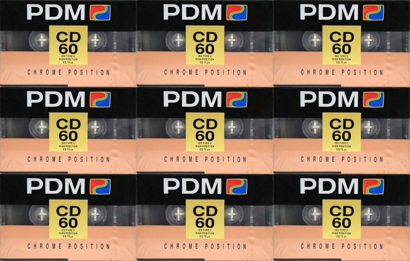 Compact Cassette:  PDM - CD 60