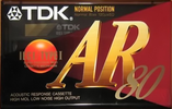 Compact Cassette TDK AR 80 "AR-80EA" Type I Normal 1995 Europe