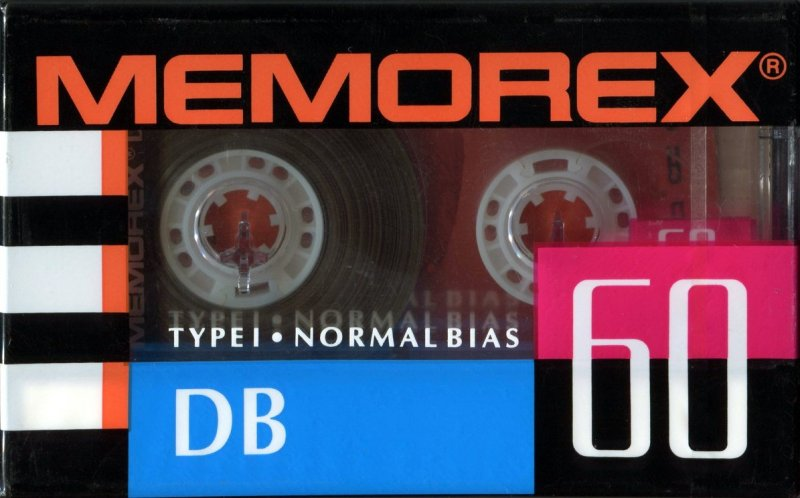 Compact Cassette Memorex DB 60 Type I Normal 1995 Canada, USA