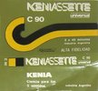 Compact Cassette Keniassette 90 Type I Normal Latin America
