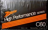 Compact Cassette Zenith High Performance 60 Type I Normal 1984 USA