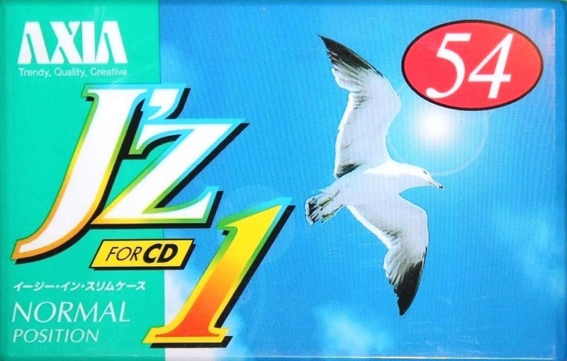 Compact Cassette AXIA J`z 1 54 "JZ1F 54" Type I Normal 1996 Japan