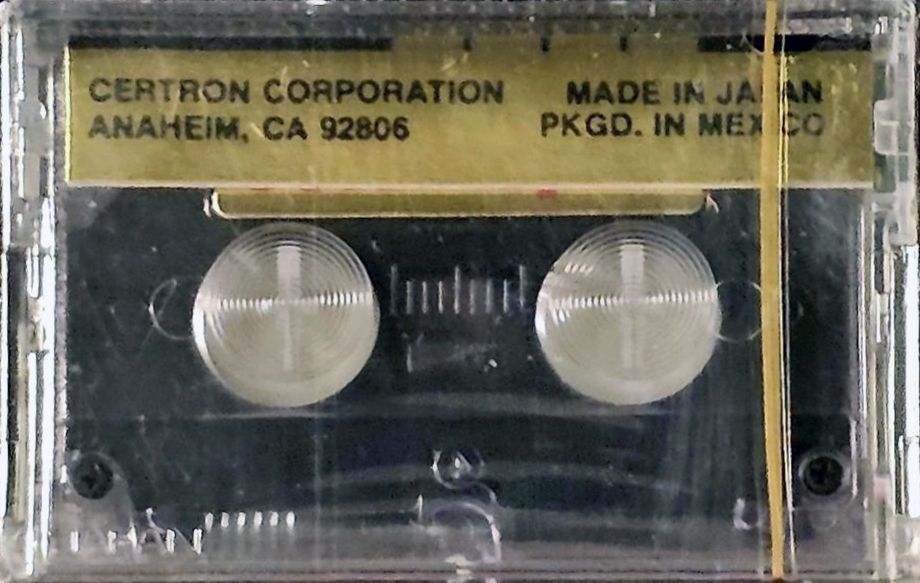 Microcassette Certron 60 Type I Normal 1983 USA