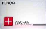 Compact Cassette Denon CDo 1 90 "C-DO 1 90N" Type I Normal 1997 Japan