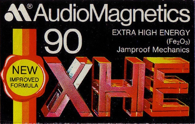 Compact Cassette Audio Magnetics XHE 90 Type I Normal 1975 Europe