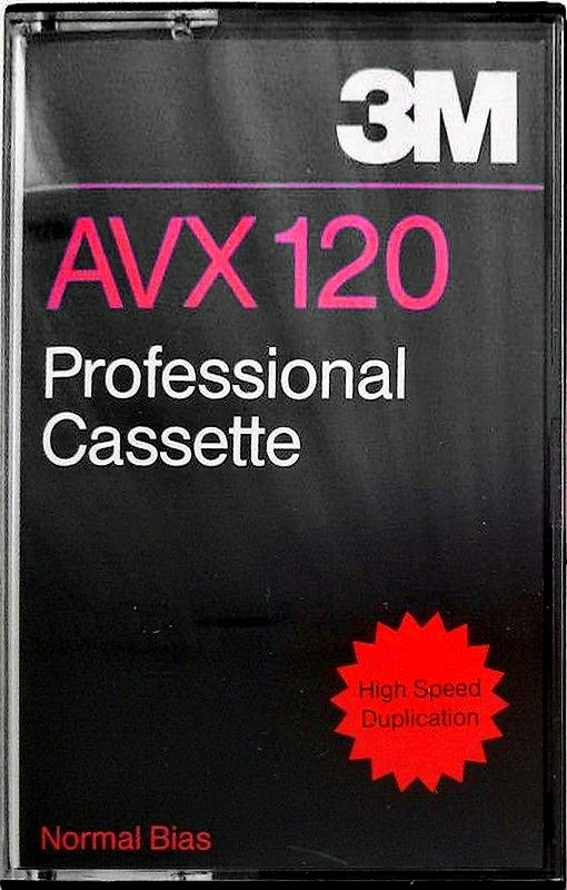 Compact Cassette 3M AVX 120 "Rare copy" Type I Normal 1996 USA