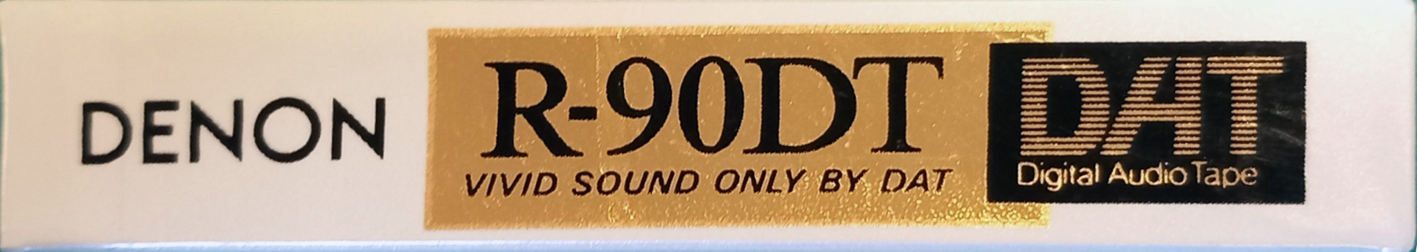 Digital Audio Tape Denon 90 "R-90DT S" Type IV Metal 1991 Japan