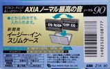 Compact Cassette AXIA Z1 90 Type I Normal 1995 Japan