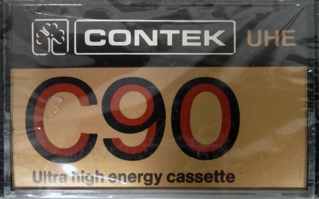Compact Cassette Contek UHE 90 Type I Normal Europe