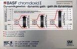Compact Cassette BASF Chromdioxid II 60 "Large window" Type II Chrome 1983 Europe