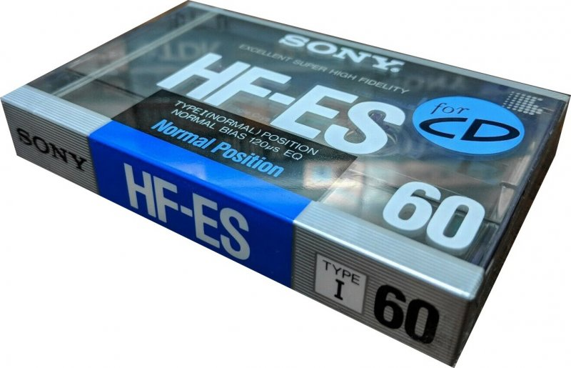 Compact Cassette Sony HF-ES 60 Type I Normal 1988 Japan