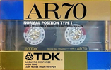 Compact Cassette TDK AR 70 "AR-70G" Type I Normal 1987 Japan