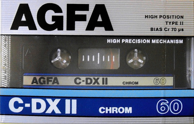 Compact Cassette: AGFA  - C-DX II 60