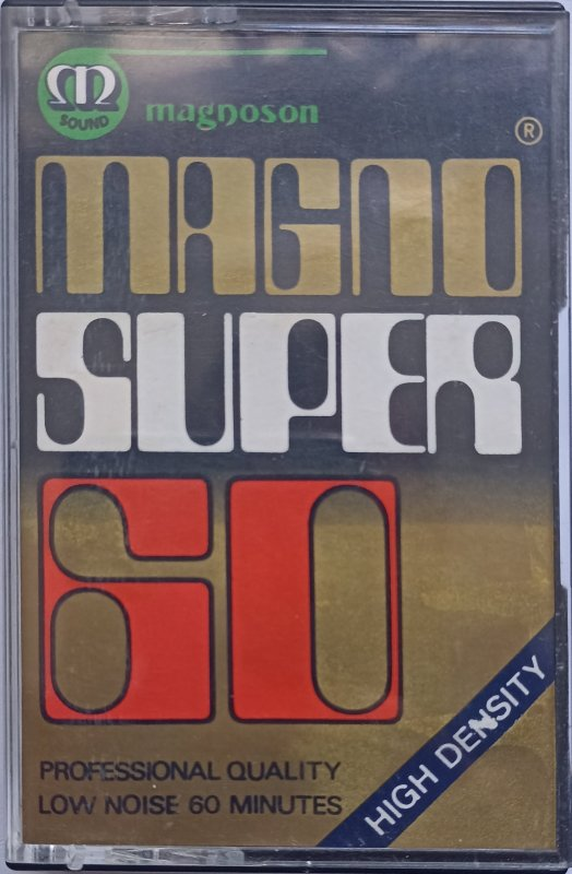 Compact Cassette Magnoson 60 "MAGNO SUPER" Type I Normal Portugal