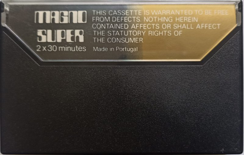 Compact Cassette Magnoson 60 "MAGNO SUPER" Type I Normal Portugal