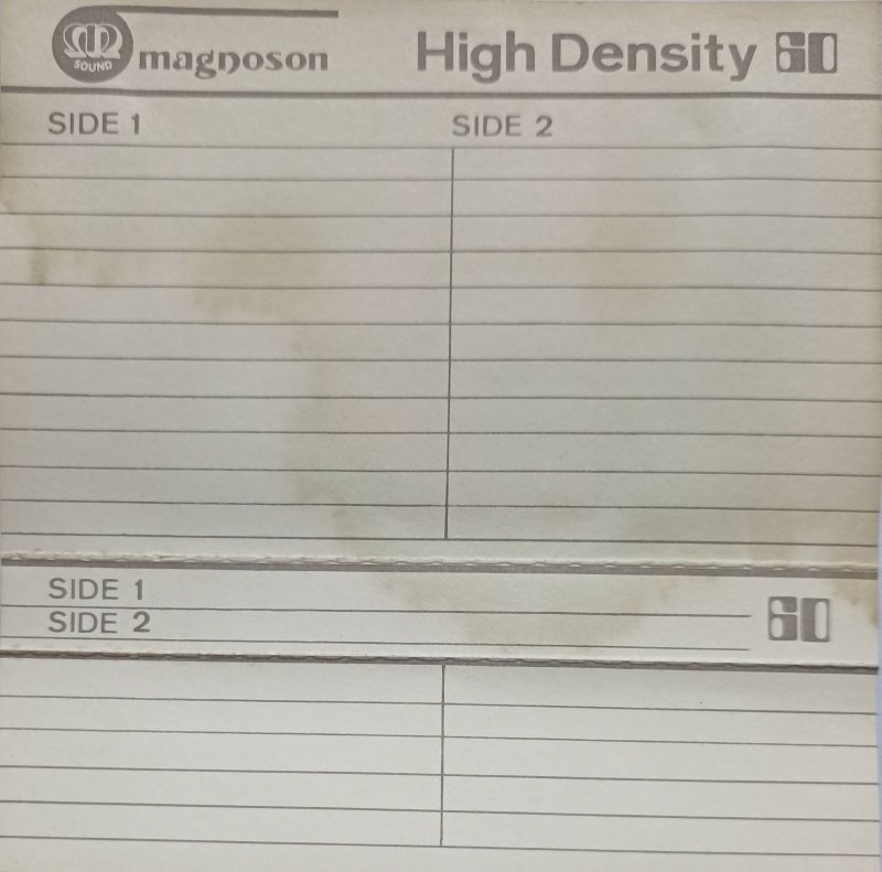 Compact Cassette Magnoson 60 "MAGNO SUPER" Type I Normal Portugal