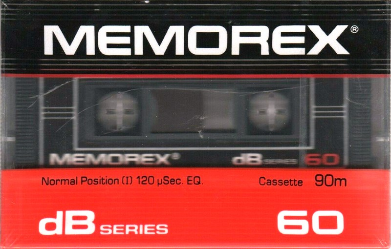 Compact Cassette Memorex dB 60 Type I Normal 1985 Europe