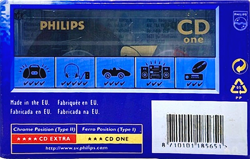 Compact Cassette: Philips  - CD One 60