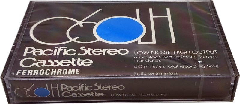 Compact Cassette Pacific Stereo 60 Type III Ferro Chrome 1973 USA