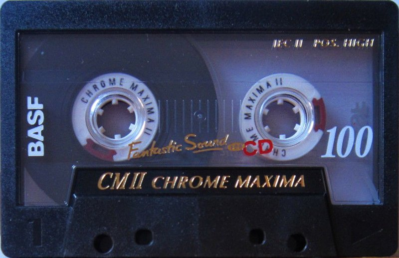Compact Cassette BASF CM II Chrome Maxima 100 Type II Chrome 1995 Europe