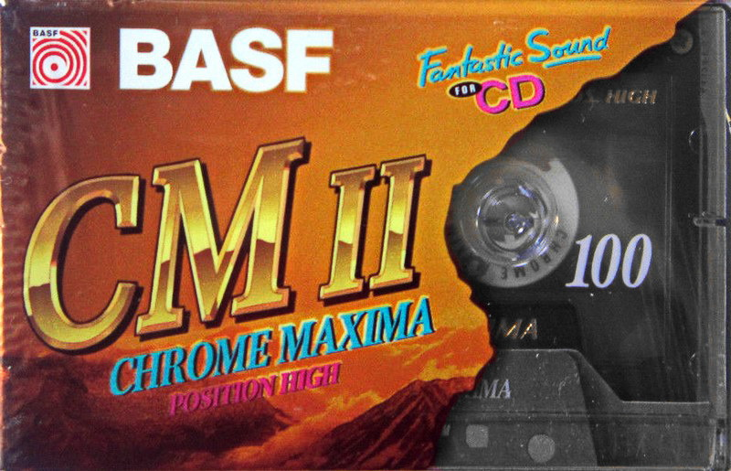 Compact Cassette BASF CM II Chrome Maxima 100 Type II Chrome 1995 Europe