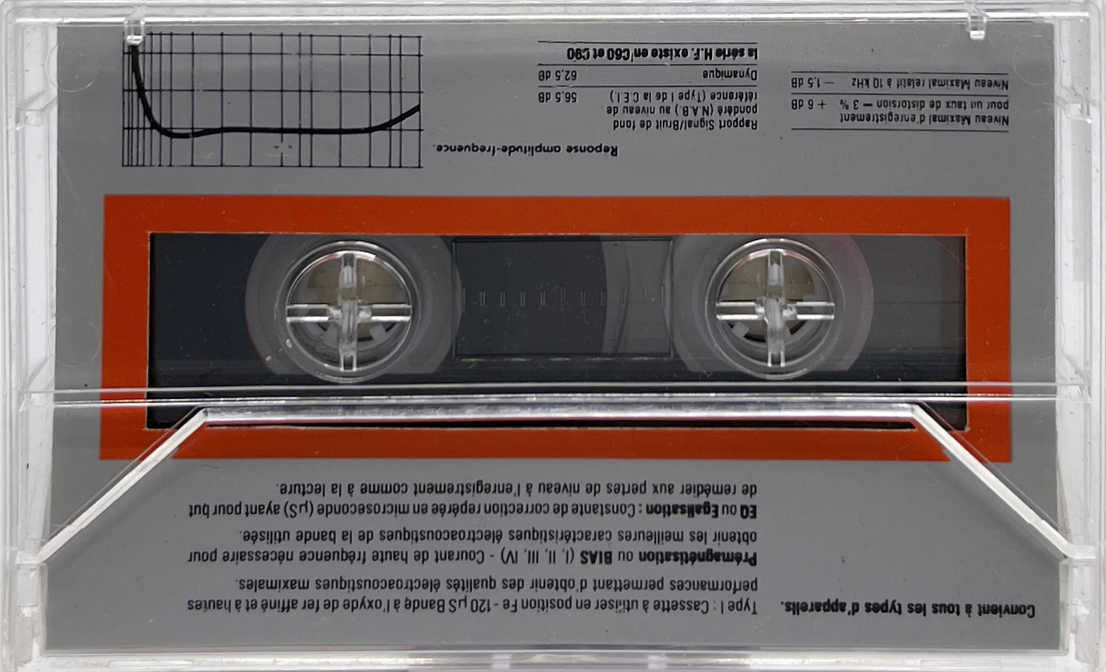 Compact Cassette KB Music HF 60 Type I Normal 1987 France