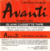 Compact Cassette Avanti 60 Type I Normal 1990 Hong Kong