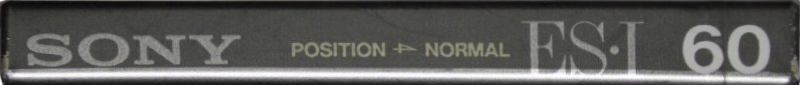 Compact Cassette Sony ES-I 60 "C-60ES1" Type I Normal 1992 Japan