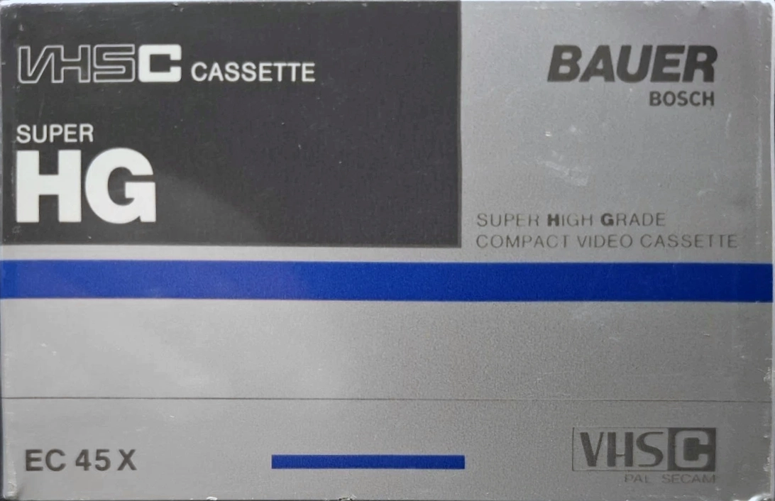 VHS-C (VHS Compact) Bauer 45 Type I Normal Germany