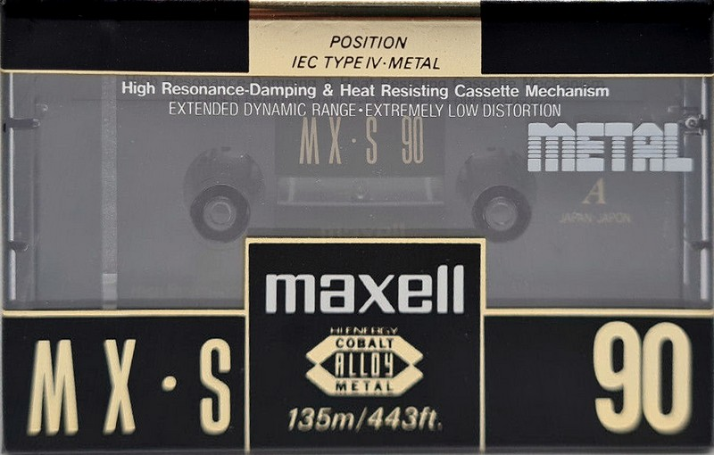 Compact Cassette: Maxell / Hitachi Maxell - MX-S 90