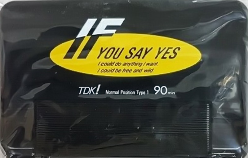 Compact Cassette TDK IF 90 "IF-90B" Type I Normal 1987 Japan