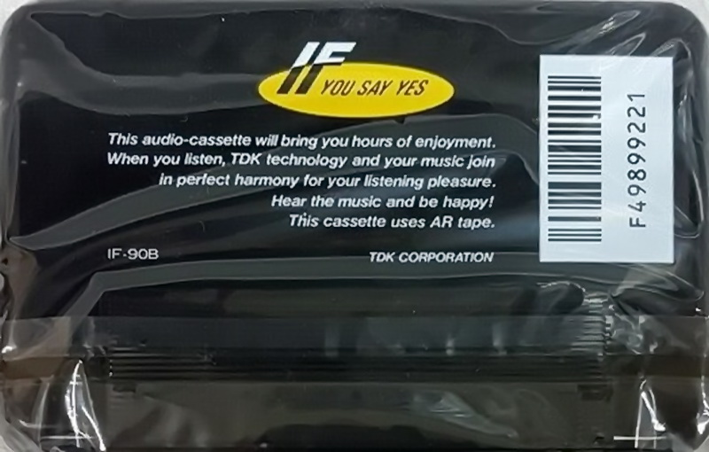 Compact Cassette TDK IF 90 "IF-90B" Type I Normal 1987 Japan