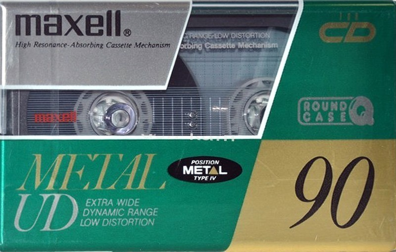Compact Cassette Maxell Metal UD 90 "M-UD90" Type IV Metal 1990 Japan