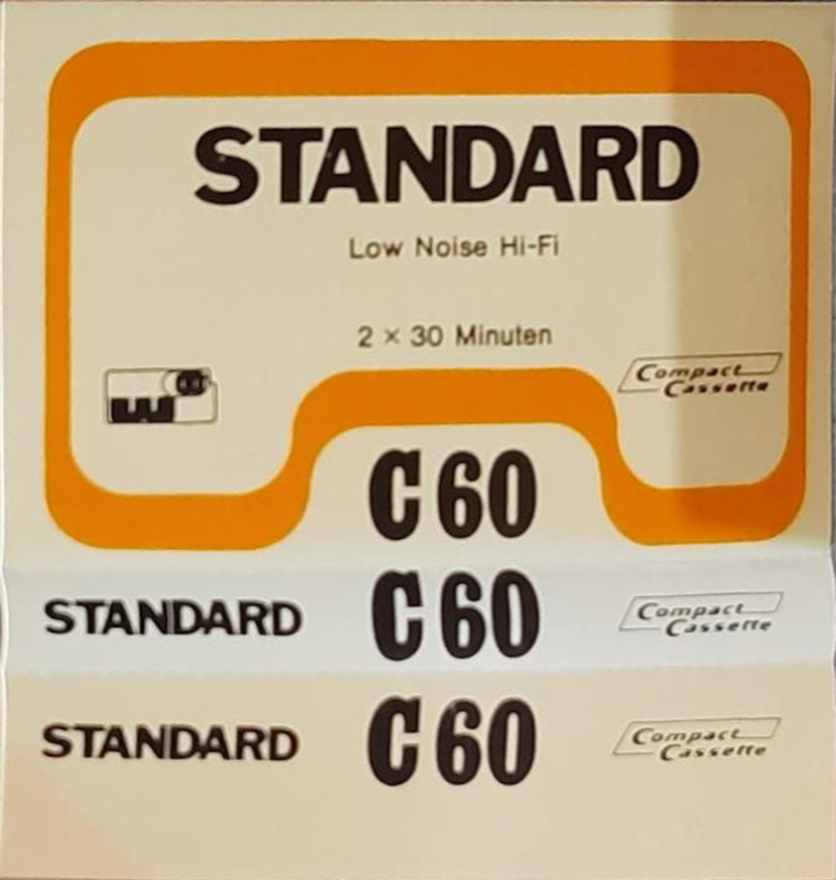Compact Cassette Standard 60 Type I Normal 1974 UK