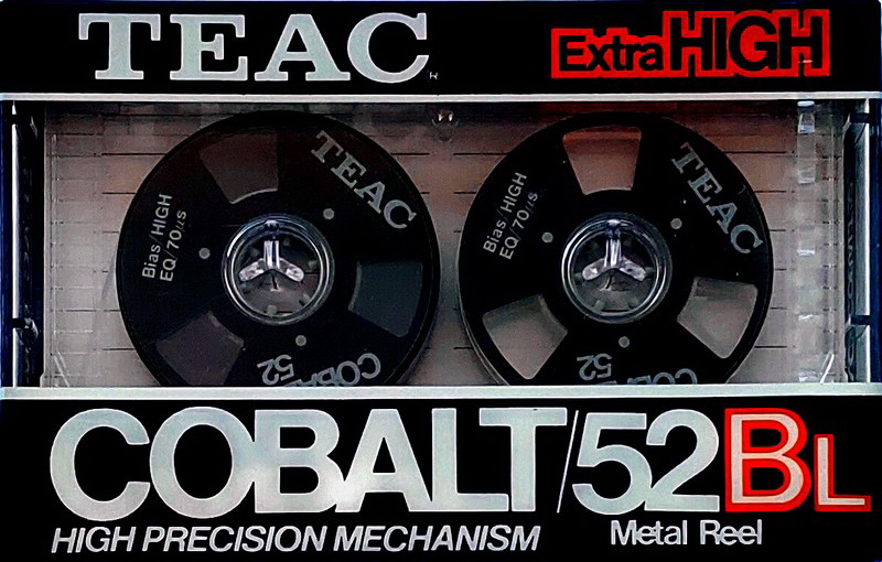 Compact Cassette Teac COBALT/52 52 "52BL" Type II Chrome 1984 Japan