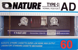Compact Cassette Nature 60 "AD" Type I Normal China