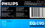 Compact Cassette Philips EQ-I 90 Type I Normal 1987 Europe