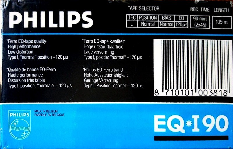 Compact Cassette: Philips  - EQ-I 90