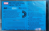 Compact Cassette ICM SDX I 60 Type I Normal 1989 Europe