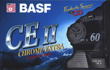 Compact Cassette BASF CE II Chrome Extra 60 Type II Chrome 1995 Europe