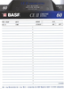 Compact Cassette BASF CE II Chrome Extra 60 Type II Chrome 1995 Europe