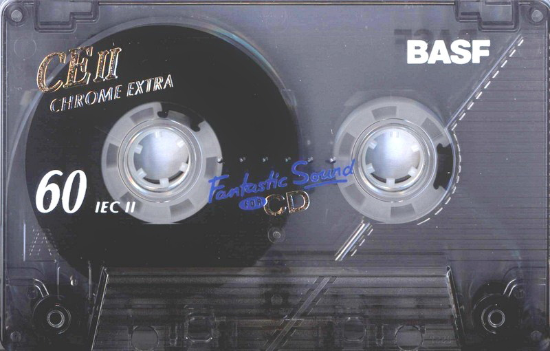 Compact Cassette BASF CE II Chrome Extra 60 Type II Chrome 1995 Europe