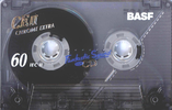 Compact Cassette BASF CE II Chrome Extra 60 Type II Chrome 1995 Europe